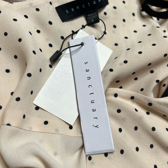 Sanctuary Polka Dot Tank Top size S - Picture 10 of 15